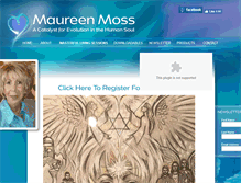 Tablet Screenshot of maureenmoss.com